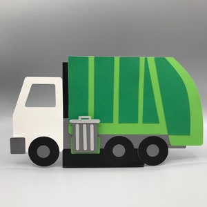 2 Garbage Truck Birthday Party Balloon Holder Centerpiece Cake Table Decorations