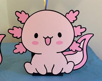Axolotl Birthday Party Centerpiece Balloon Holders Baby Shower