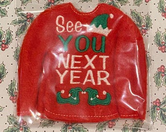 Elf Sweater Doll Attire Christmas Clothes Pick and Choose