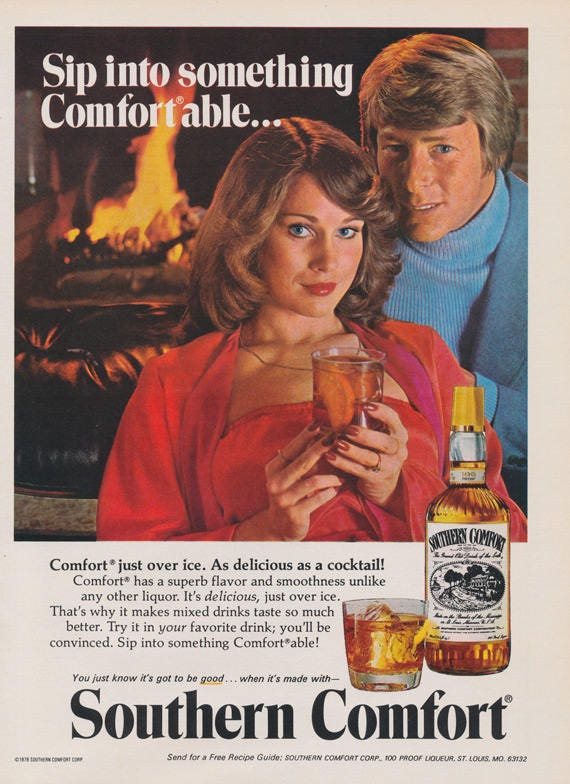 Items Similar To Southern Comfort Whiskey Vintage Liquor