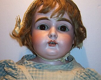 8 MM BROWN EYES PAIR FOR ANTIQUE GERMAN BISQUE COMPOSITION SMALL SIZE DOLL