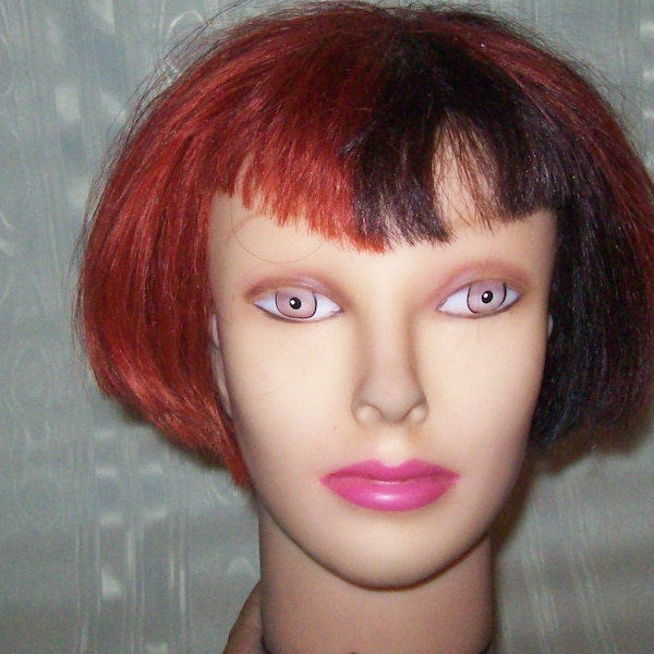 Vintage Diane Brand 100% HUMAN HAIR Cosmetology Practice Mannequin Latex HEAD