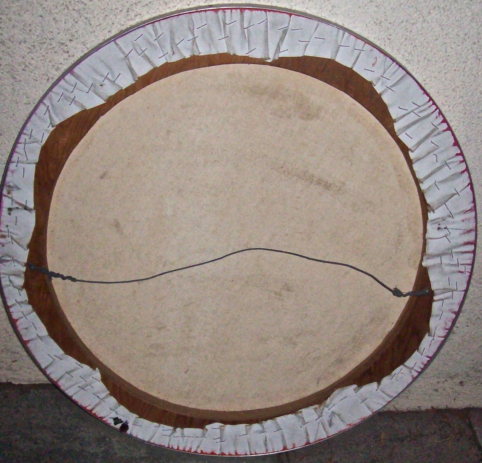 Original Large 23 Round Stretched Canvas ACRYLIC Etsy