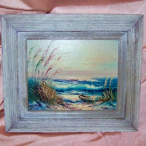 絵画 海 Howard Gailey USA ハワードゲイリー 1986年 購入 絵画 海 Howard Gailey USA ハワードゲイリー 1986年 購入 美術