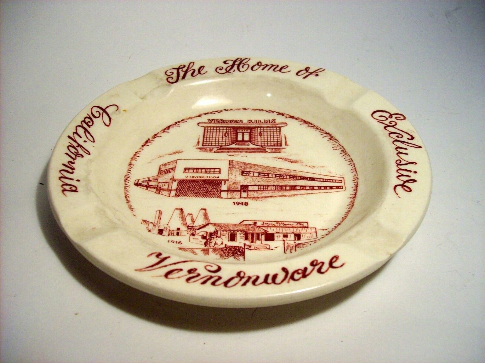 Rare California Pottery VERNON KILNS Vernonware Complimentary Etsy