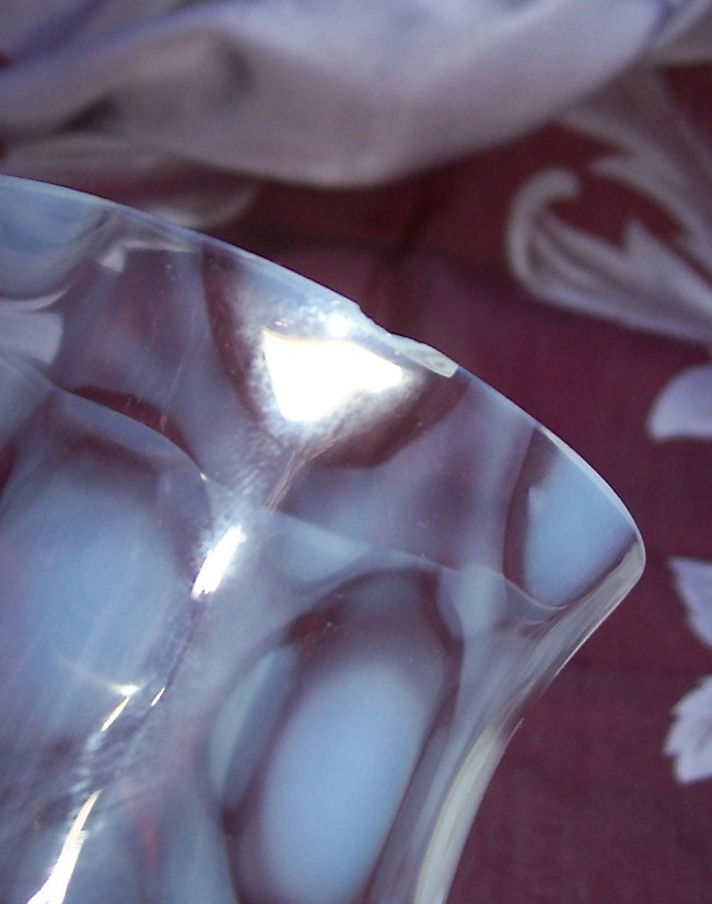 スペシャル！40s〜クランベリーオパールセントコインドットピッチャーFenton Antique FENTON Opalescent Coin Dot Optic Large PITCHER With