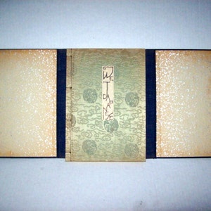 Rare 1935 2nd Printing of &quot;WE JAPANESE&quot; Book for FUJIYA Hotel with Silk Cover and Bone Closures