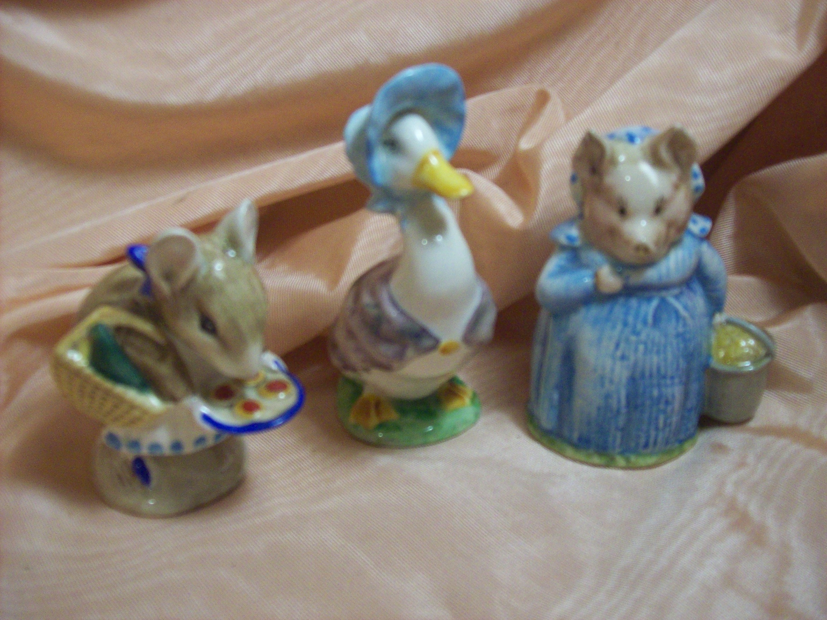 BESWICK beatrix potter Mr＆MrsPuddleduck Beswick Figurine Jemima Puddleduck Beatrix potter Duck Peter