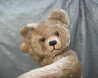 * vintage teddy bear ʕ•ᴥ•ʔ♩アイスブルーの クマちゃん 売れ筋銀座 * vintage teddy bear ʕ•ᴥ•ʔ♩アイスブルーの クマ