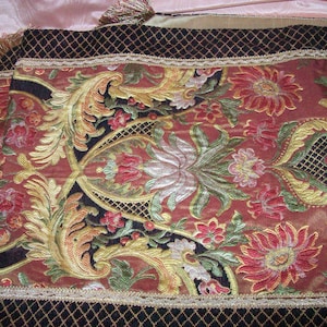 Luxurious Floral Brocade Tapestry Style Colorful TABLE RUNNER - 17 1/2" by 92"