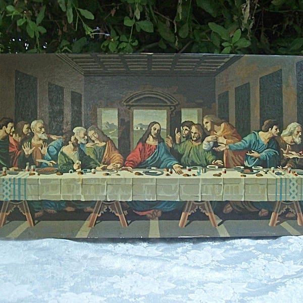 Paint by Number Last Supper Etsy