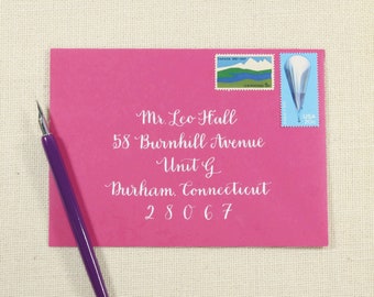 Caligrafía de sobres personalizados: perforaciones, papelería, bodas, despedidas de soltera, baby showers y eventos