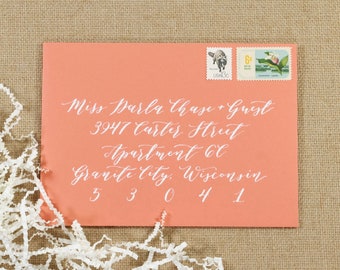 Caligrafía de sobres personalizados - Mango / Papelería / Bodas / Despedidas de soltera / Baby Showers / Eventos