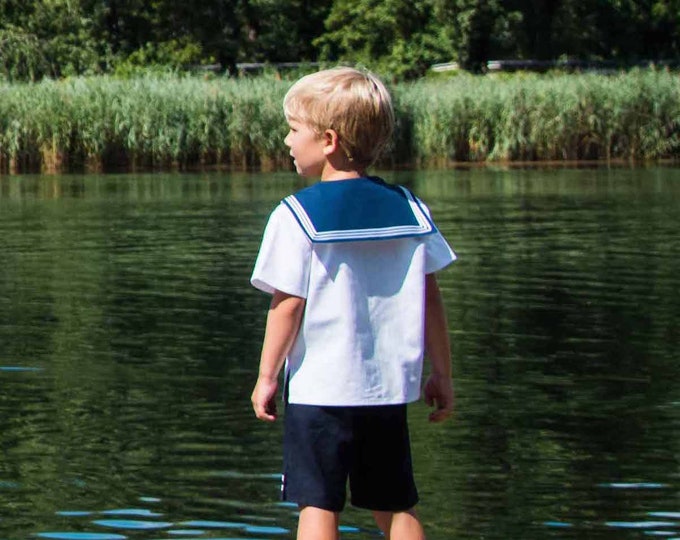 Sailor Suit FERDINAND - Summer - Navy Suit - Traje de marinero - Traditional boys suit