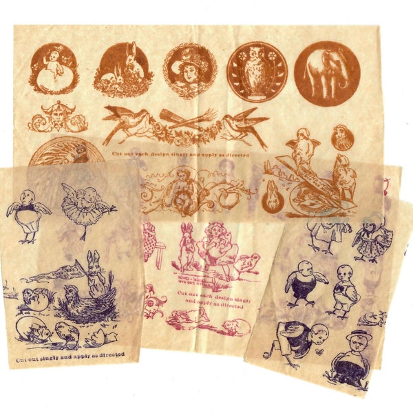 Antique Transfers - Etsy