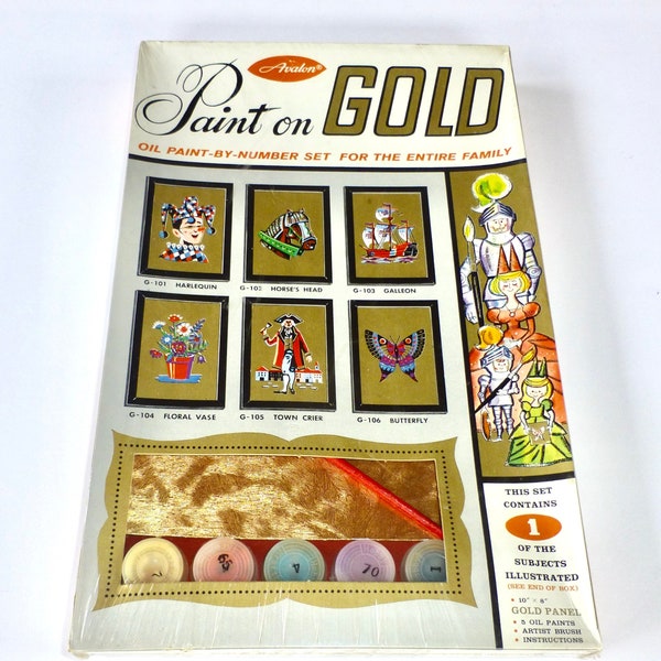 Paint by Number Kit Vintage Etsy