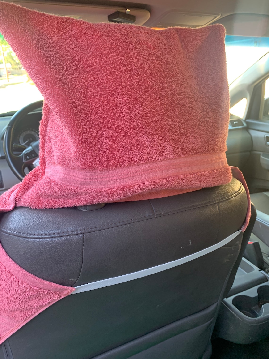 Towel Cover for Car Seat Slipon Seat Cover Car Seat Cover Etsy