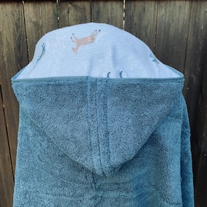 Girl hooded towel with horses - your choice of towel color, toddler hooded towel, kids towel, bath towel, personalized towel