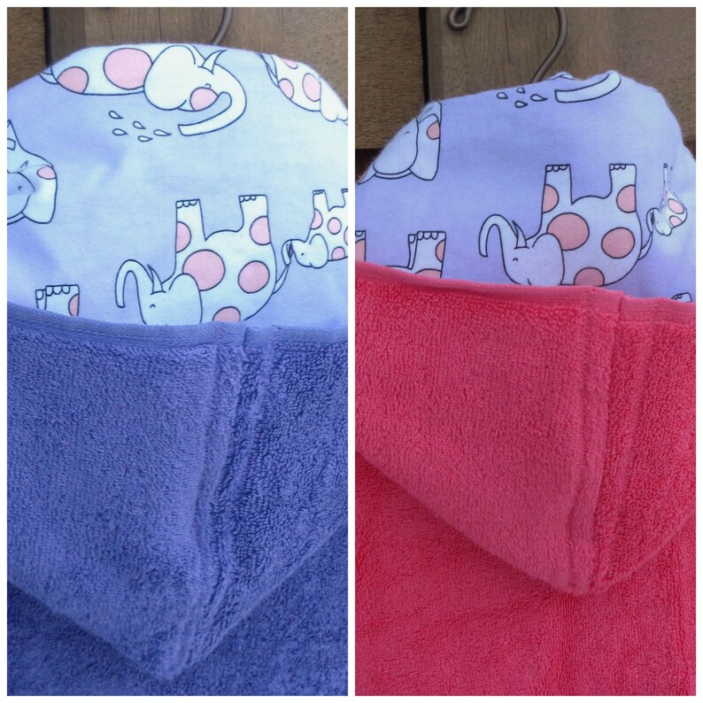personalised hooded towel baby