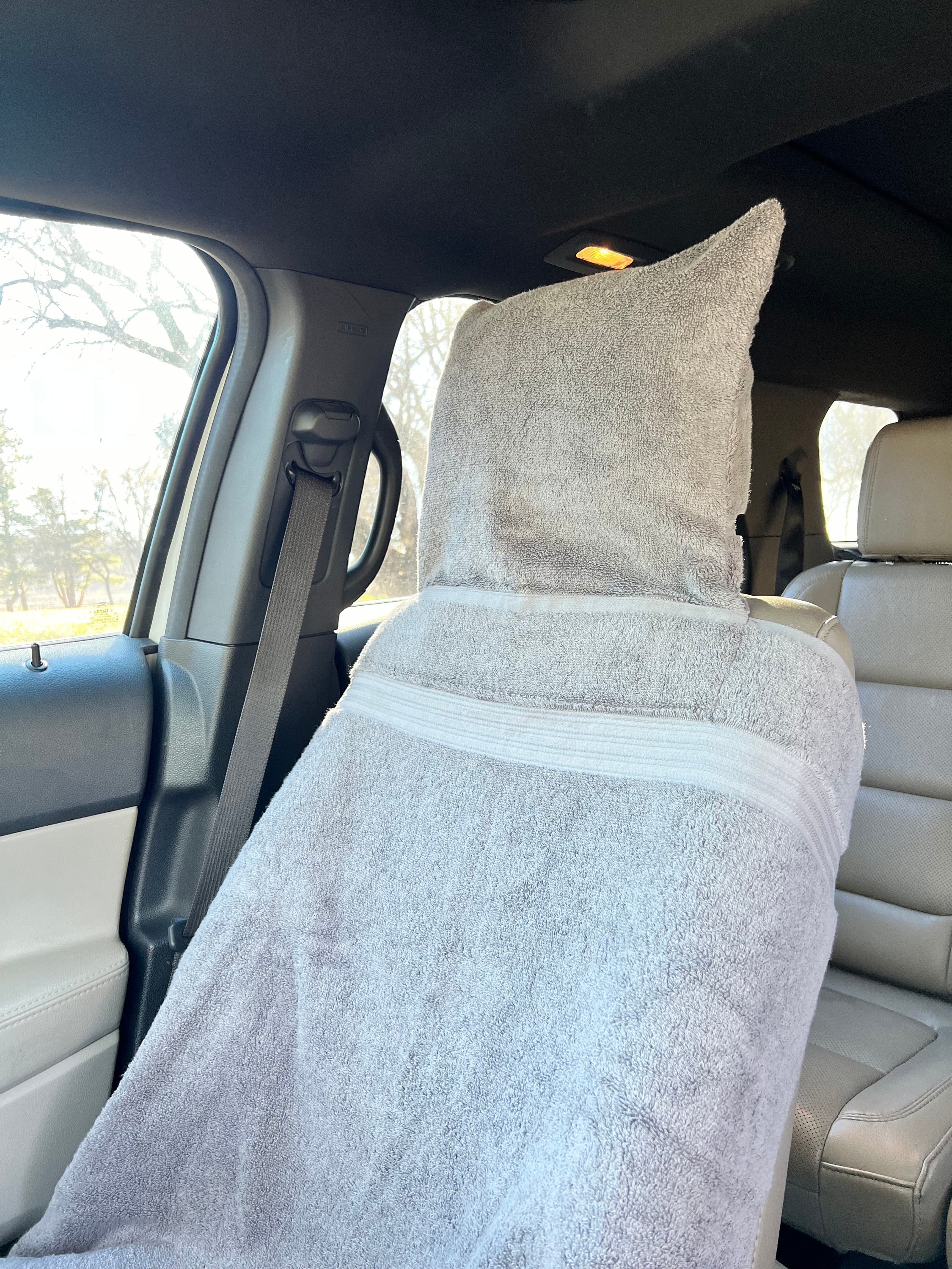 Long towel sale for car seat