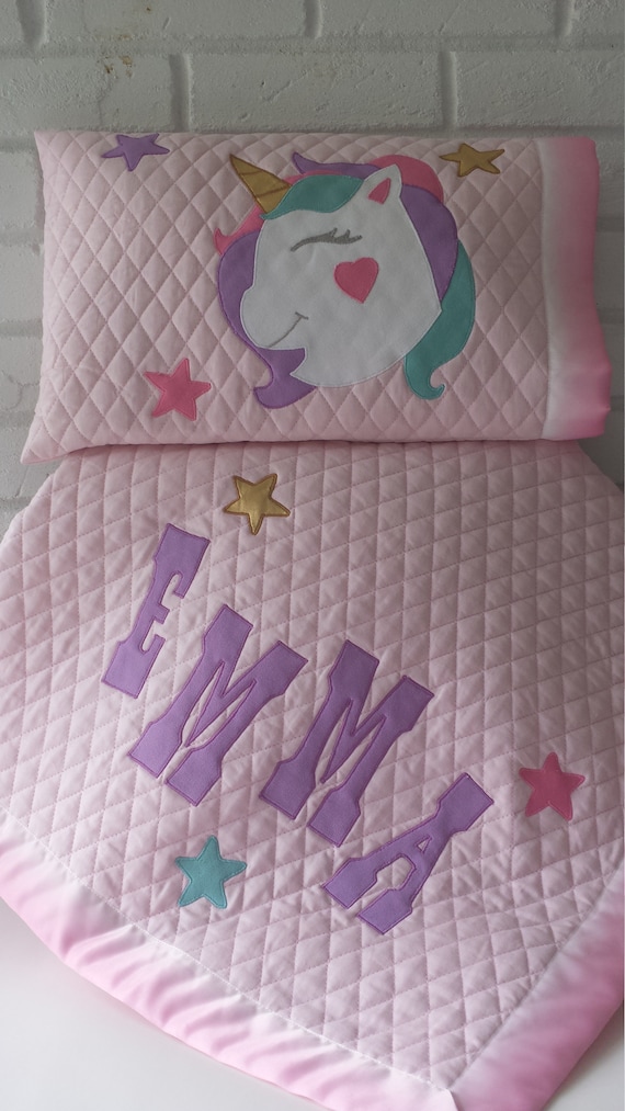Custom Unicorn Blanket and Pillow Set Pillow blanket set | Etsy