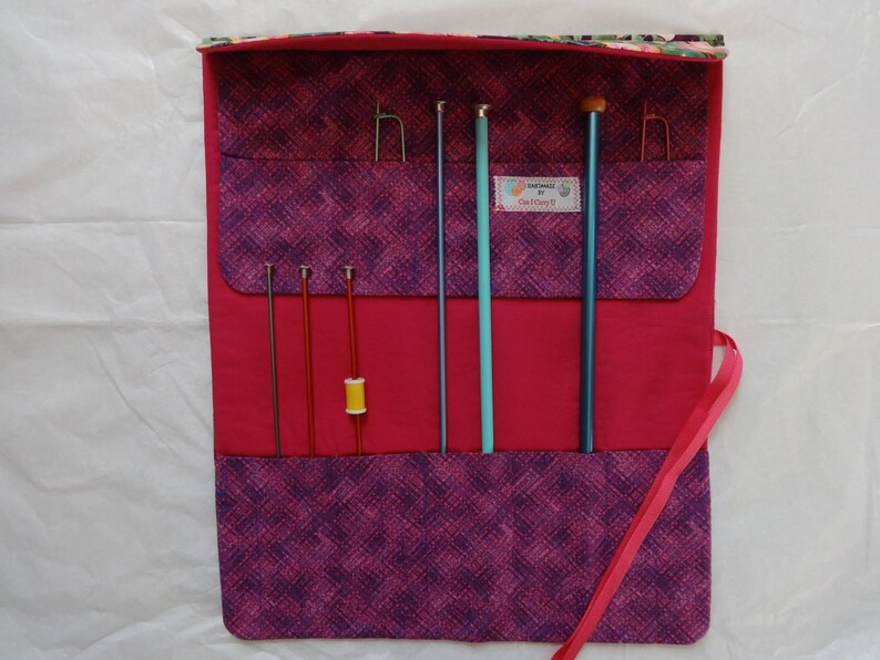 Handmade Knitting Needles Case Knitting Needles Organizer Etsy