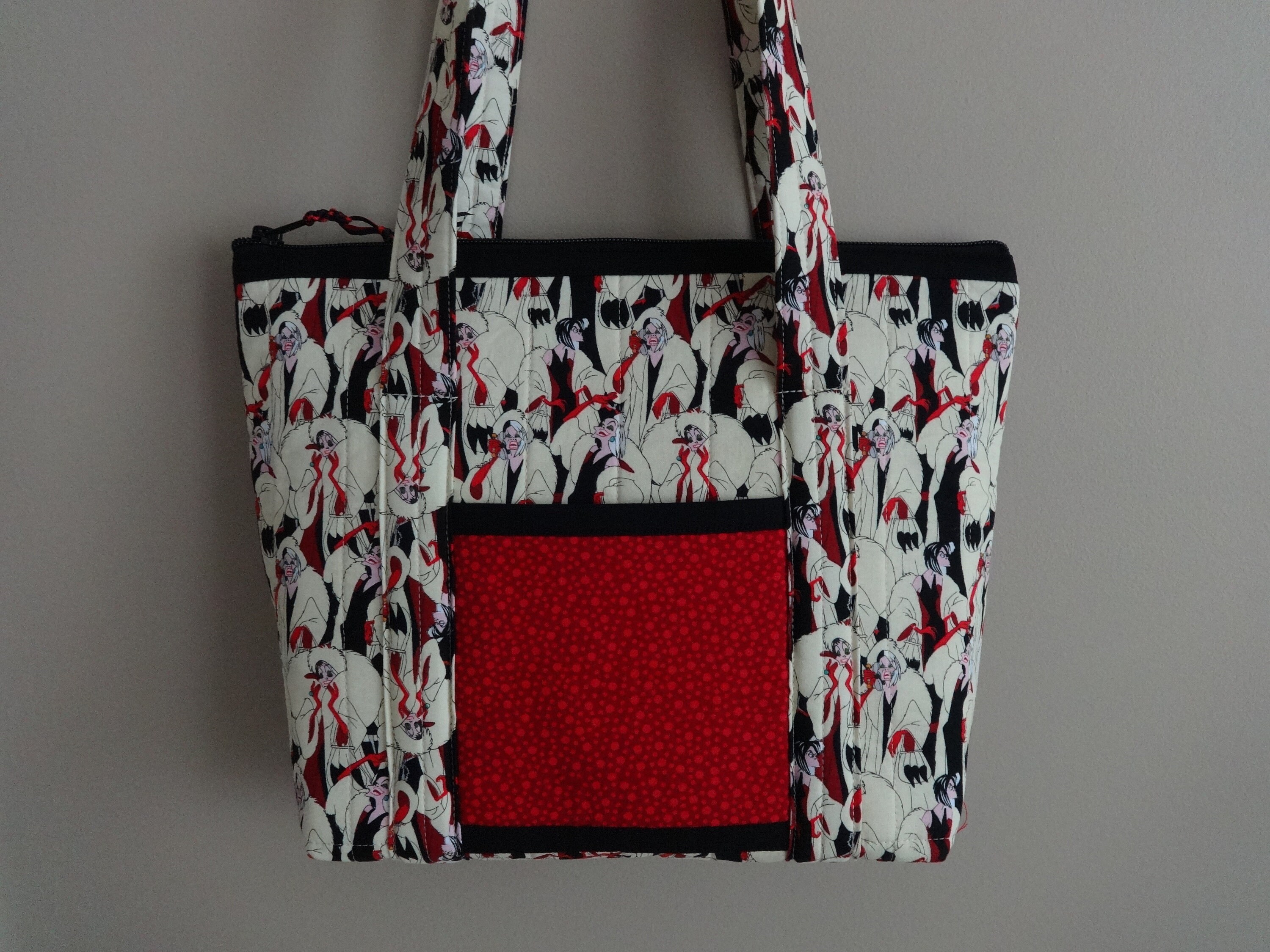 Disney Cruella Quilted Handbag Quilted Tote Bag Cruella | Etsy Canada