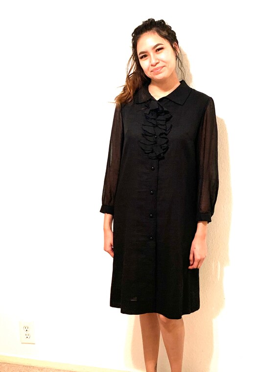 black shift dress size 16