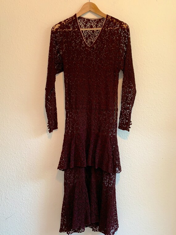 Antique/Vintage Late 20's/Early 30's Drop Waist Dr