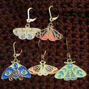 Fancy Moth Stitch Markers