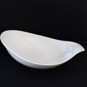 Eva Zeisel Serving Bowl Dinnerware 12&quot; Serving Bowl - Fantasy Pattern - Hallcraft by Hall China - 1950&#39;s