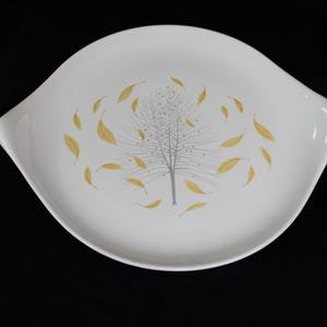 Eva Zeisel Oval Platter Sunglow by Hallcraft by Century China - 13&quot; Oval Platter MCM 1950&#39;s