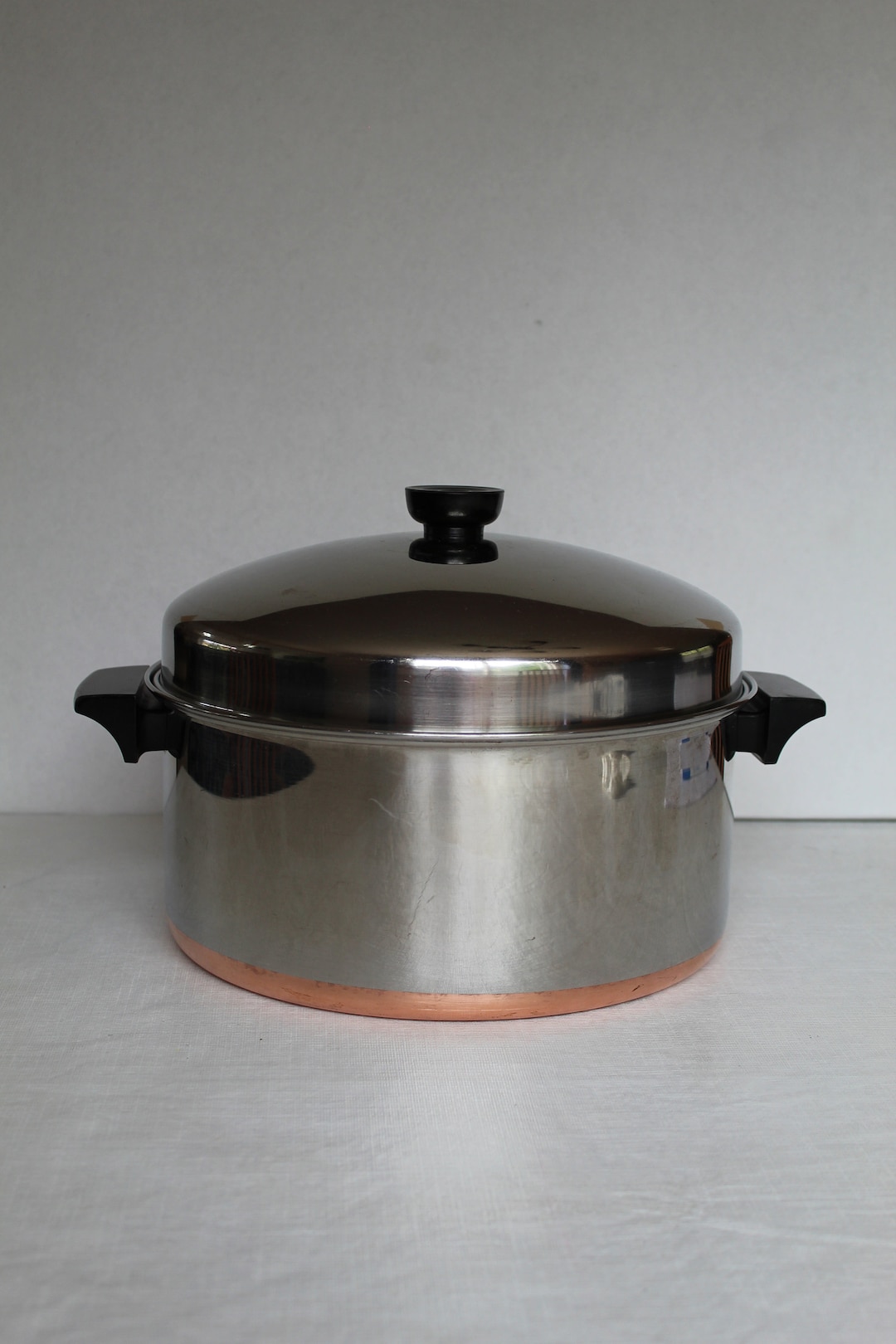 Vintage Copper Bottom Revere Ware 6 Qt. Sauce Pan With Etsy