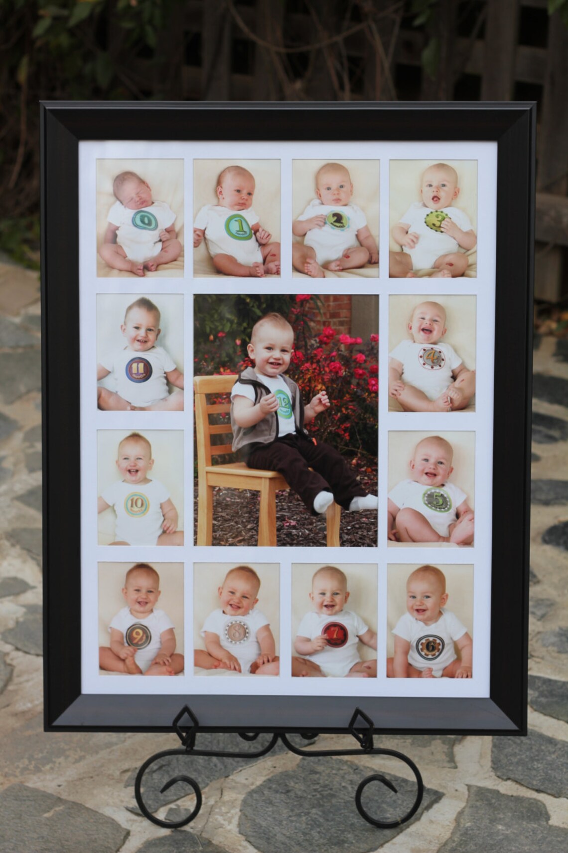 Baby's First Year Birth to 12 month Photo Frame or School Etsy