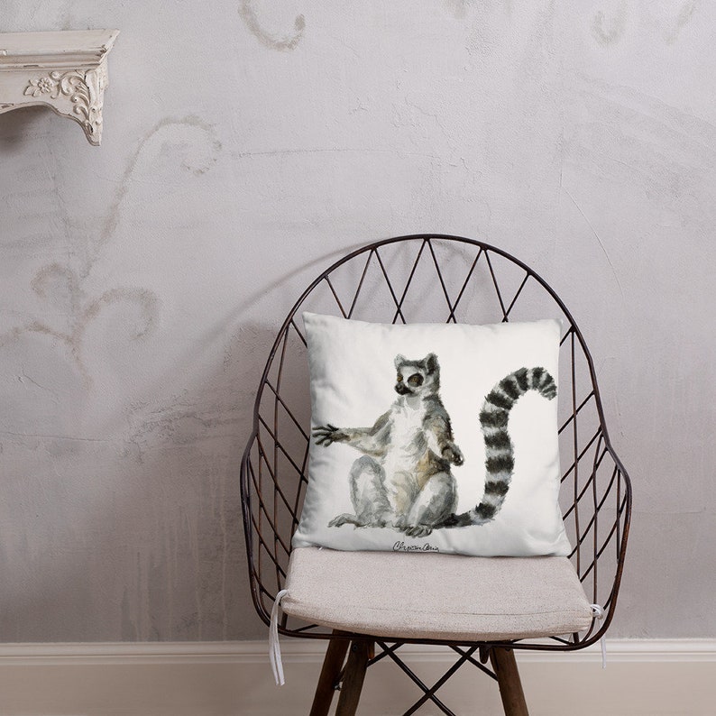 Sun Bather Lemur Pillow