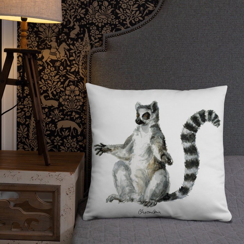 Sun Bather Lemur Pillow