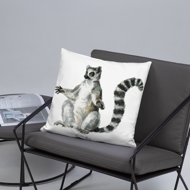 Sun Bather Lemur Pillow