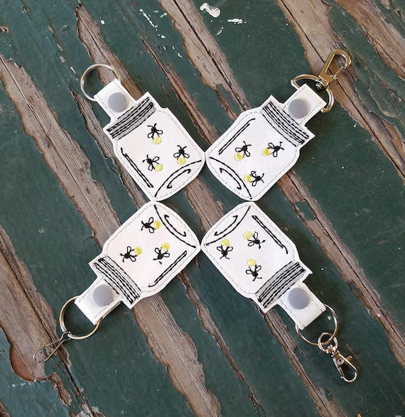 THUNDERBOLT PROJECT FRGMT ゼニガメ キーリング Key Fob , Key Chain , Snap Tab , Embroidered Vinyl Firefly