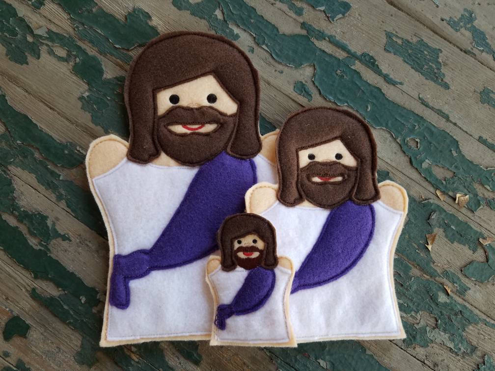 Kit De 10 Marionetas De Fieltro Para Manualidades – Resurrección De Jesús, Incluye Pompones Y Ojos Móviles