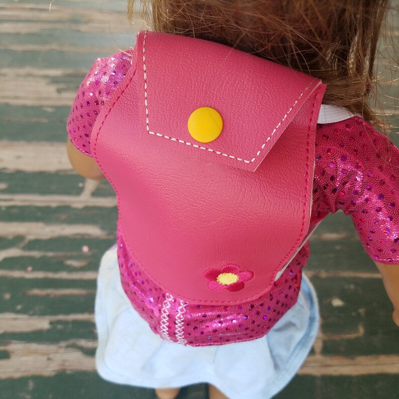 Vinyl 18 Doll Backpack Doll Backpack 18 Doll Etsy