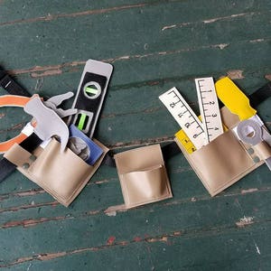 Vinyl Tool Kit , Dress Up , Pretend Play , Vinyl Handyman Tool Play Set image 2