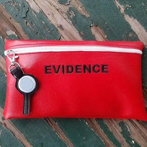 Vinyl Detective Evidence Bag and Kit , Dress Up , Pretend Play , Vinyl Detective Play Set, Play Detective Set image 7