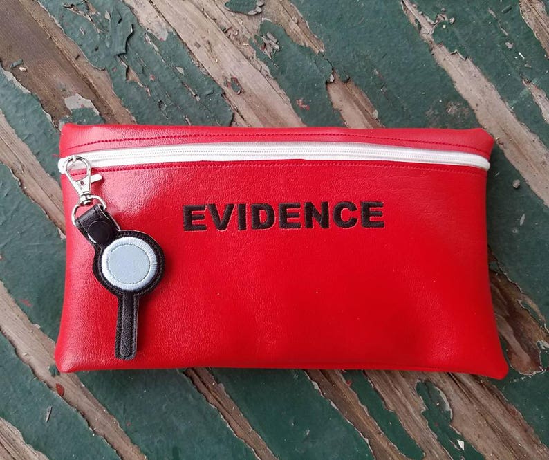 Vinyl Detective Evidence Bag and Kit , Dress Up , Pretend Play , Vinyl Detective Play Set, Play Detective Set image 7