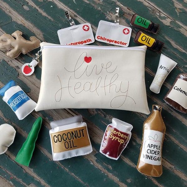 Vinyl Naturopath Play Set: Natural Healing Kit, Pretend Play