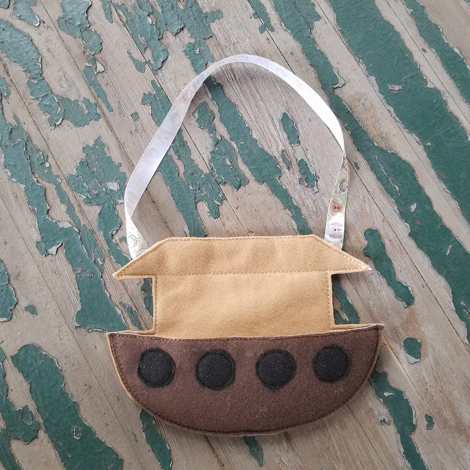 Felt Noah's Ark Finger Puppets Ark Carrying Case Etsy