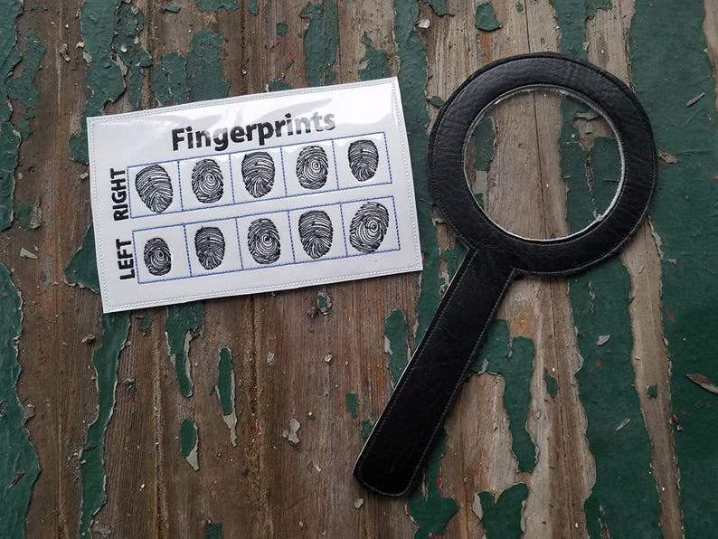 Vinyl Detective Evidence Bag and Kit Dress up Pretend Play Etsy