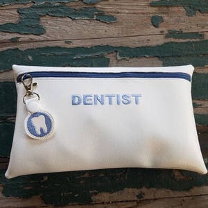 Vinyl Dentist Bag and Kit , Dress Up , Pretend Play , Vinyl Dentist Play Set image 6