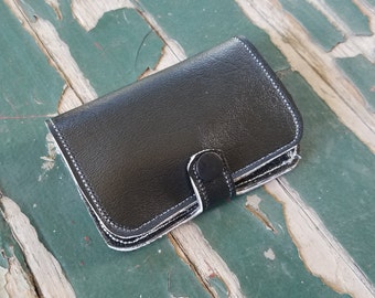 Wallet or Card Holder , Vinyl Snap Wallet , Wallet , Credit Card Holder , Vinyl Business Card Holder with Snap Tab