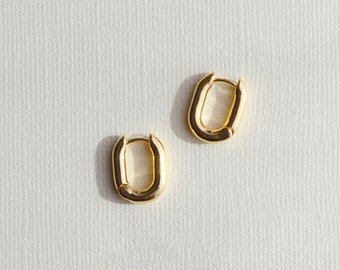 Chunky Oval Hoops