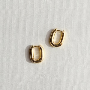 Chunky Oval Hoops